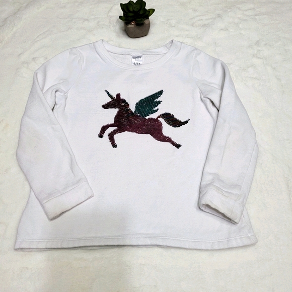 🦄4/$20 Carter's Unicorn Sweatshirt 6x - Picture 4 of 6